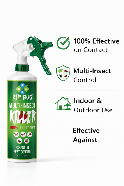 Rip Bug™ Multi-Insect Killer Spray – 100% Effective Pest Control (16 oz)